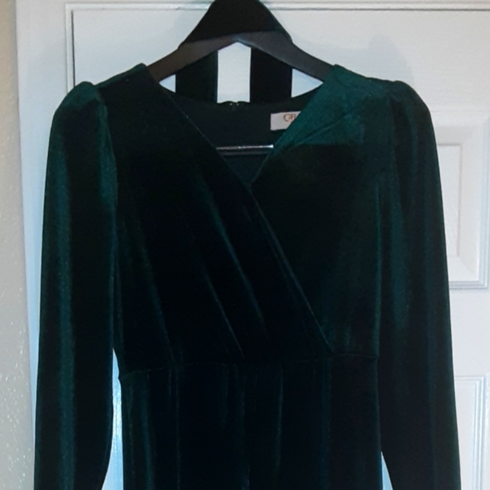 Gianni Binni GB Girls Long-Sleeve Velvet Jumpsuit